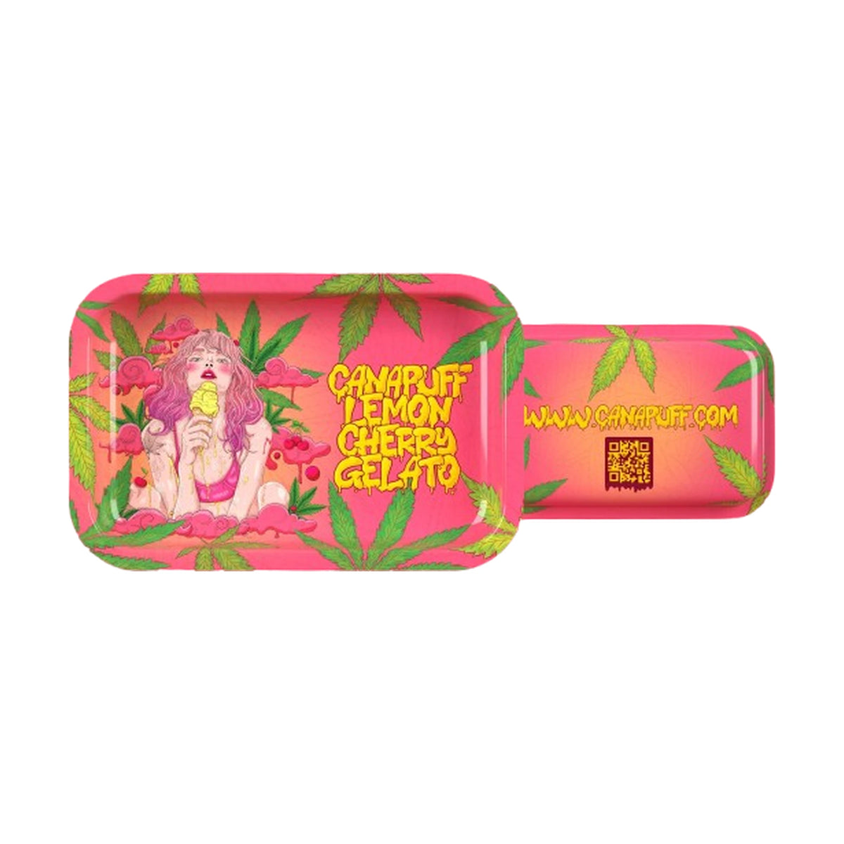 Rolling Tray Canapuff - Lemon Cherry Gelato - extra groß