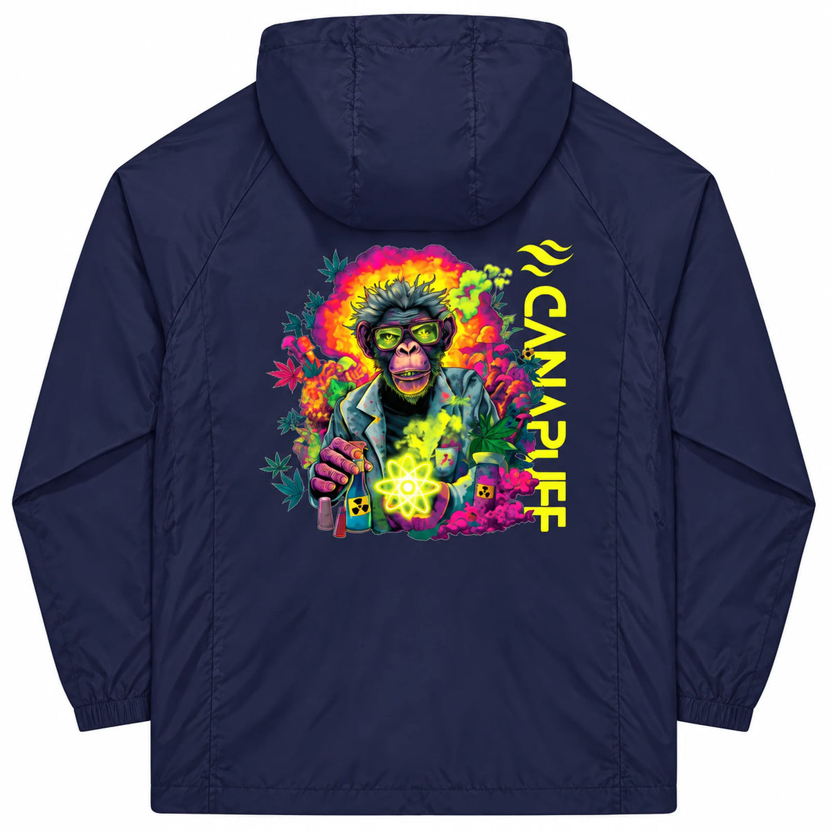 Canapuff Windbreaker – Atomic Monkey – Navy