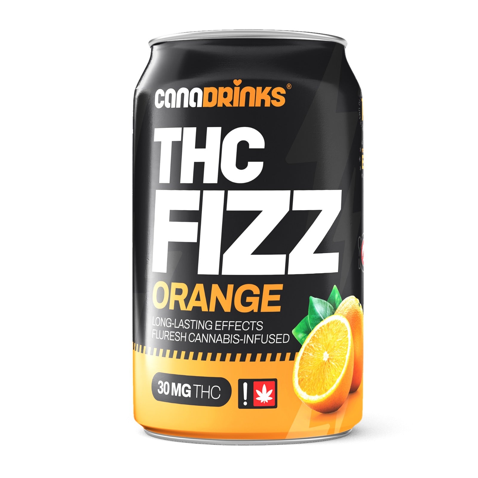 THC Fizz - Orange - 30mg/THC
