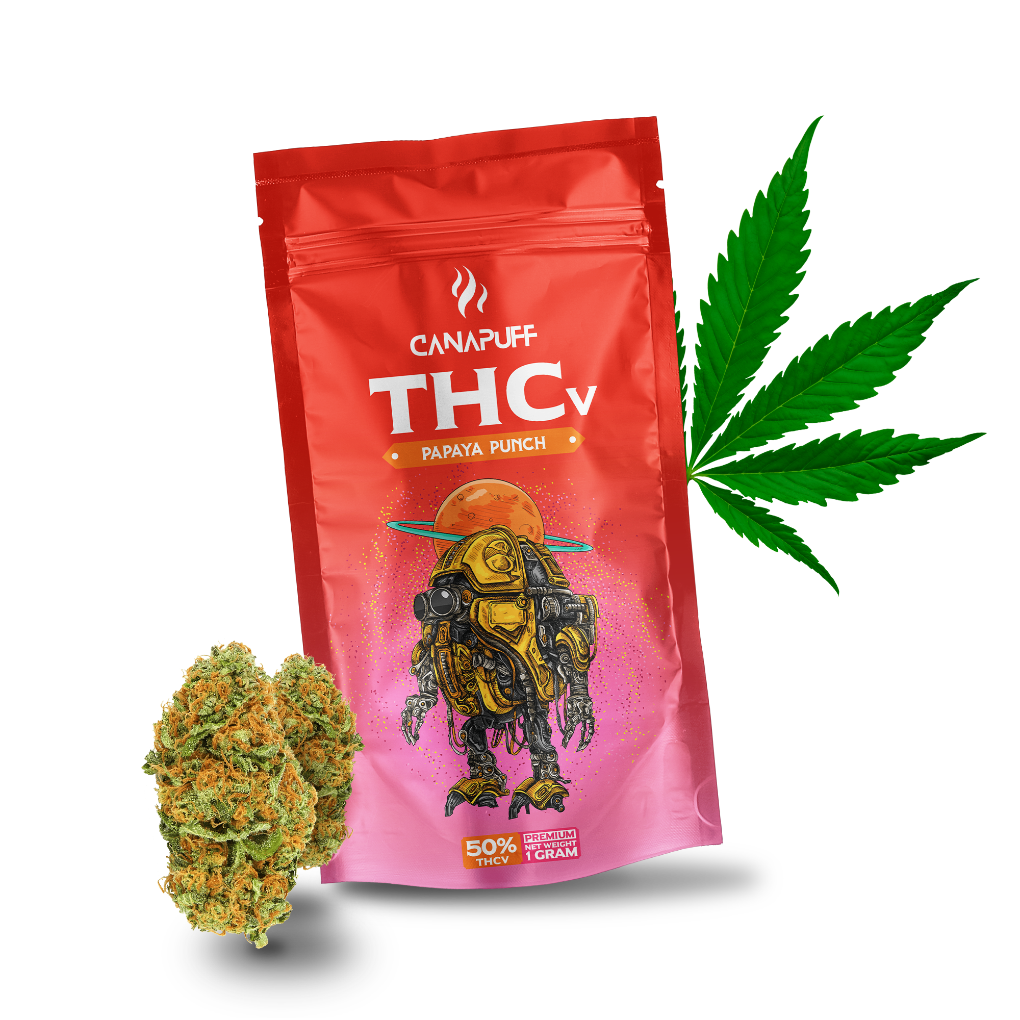 Canapuff - Papaya Punch 50% - THCv Blüten