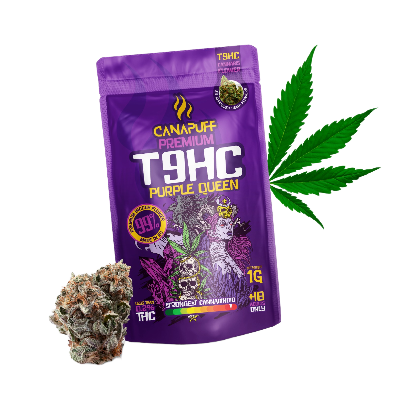 T9HC Flowers Purple Queen 99%