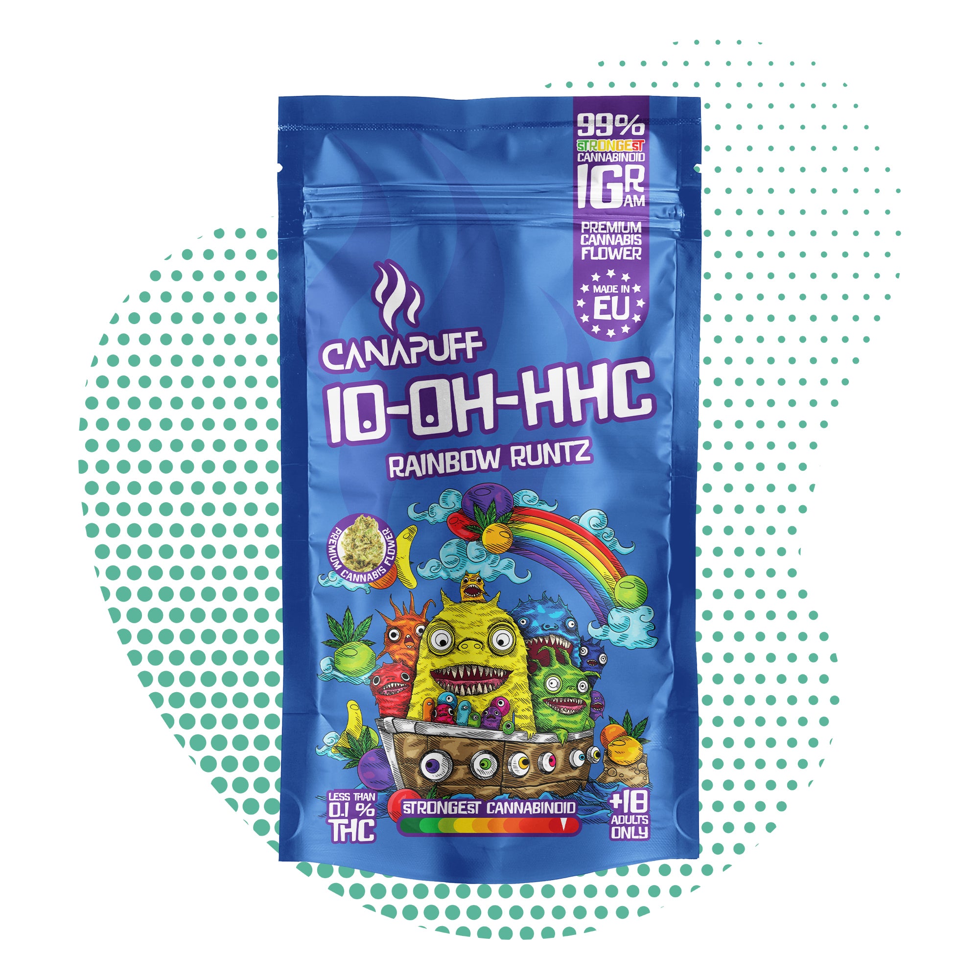 Canapuff - Rainbow Runtz 99% - 10-OH-HHC Blüten