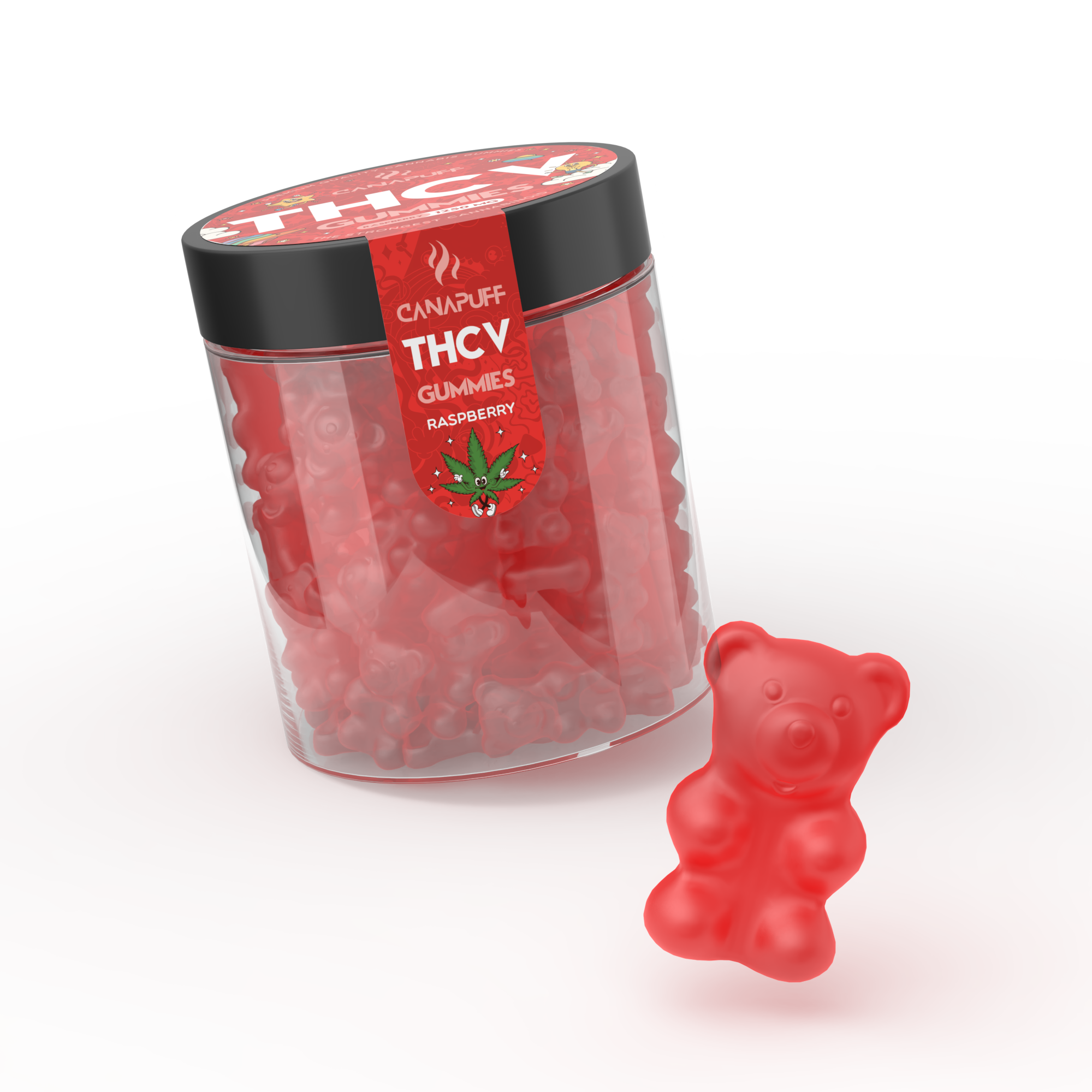 Canapuff - THCv Gummies - Raspberry