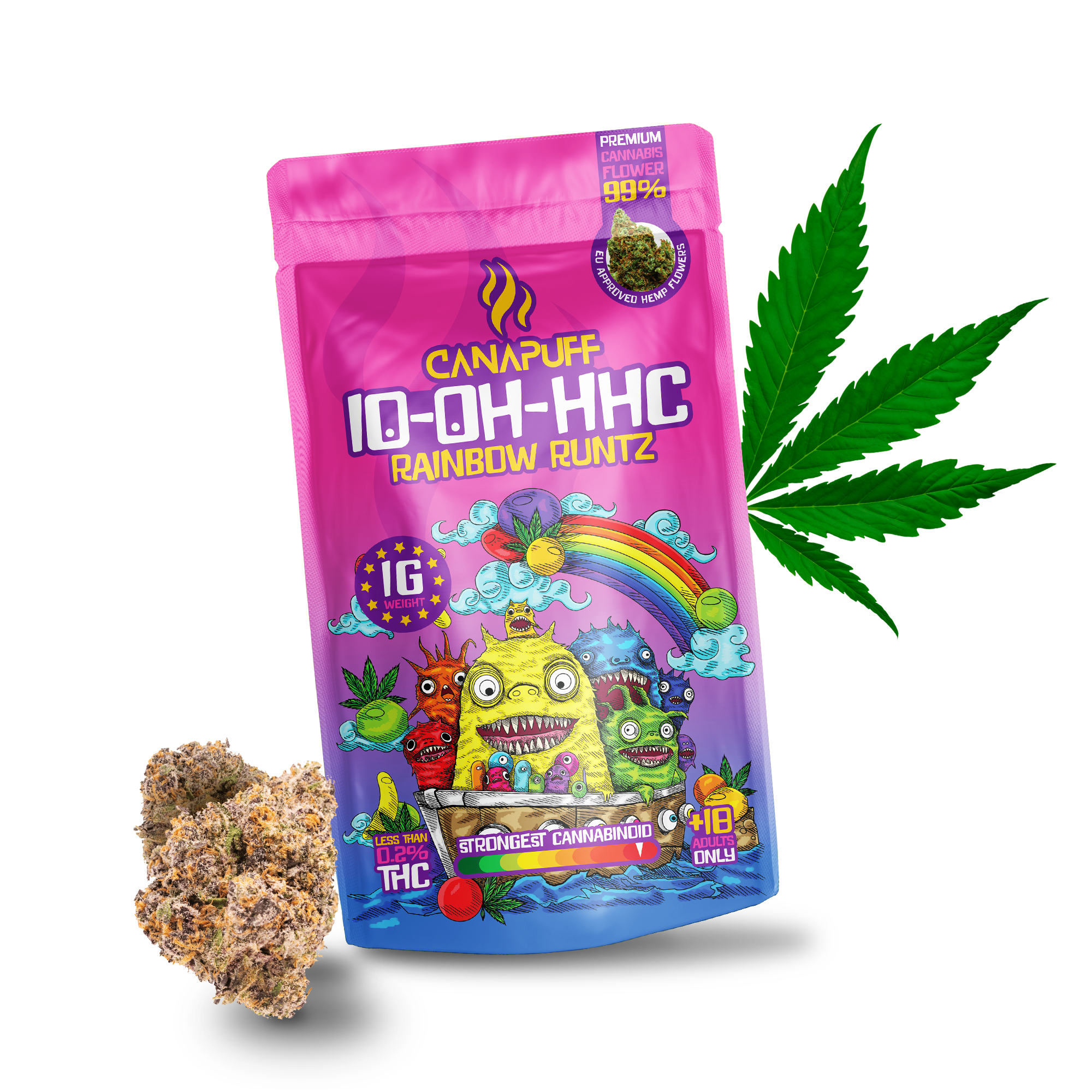 Canapuff - Rainbow Runtz 99% - 10-OH-HHC Blüten