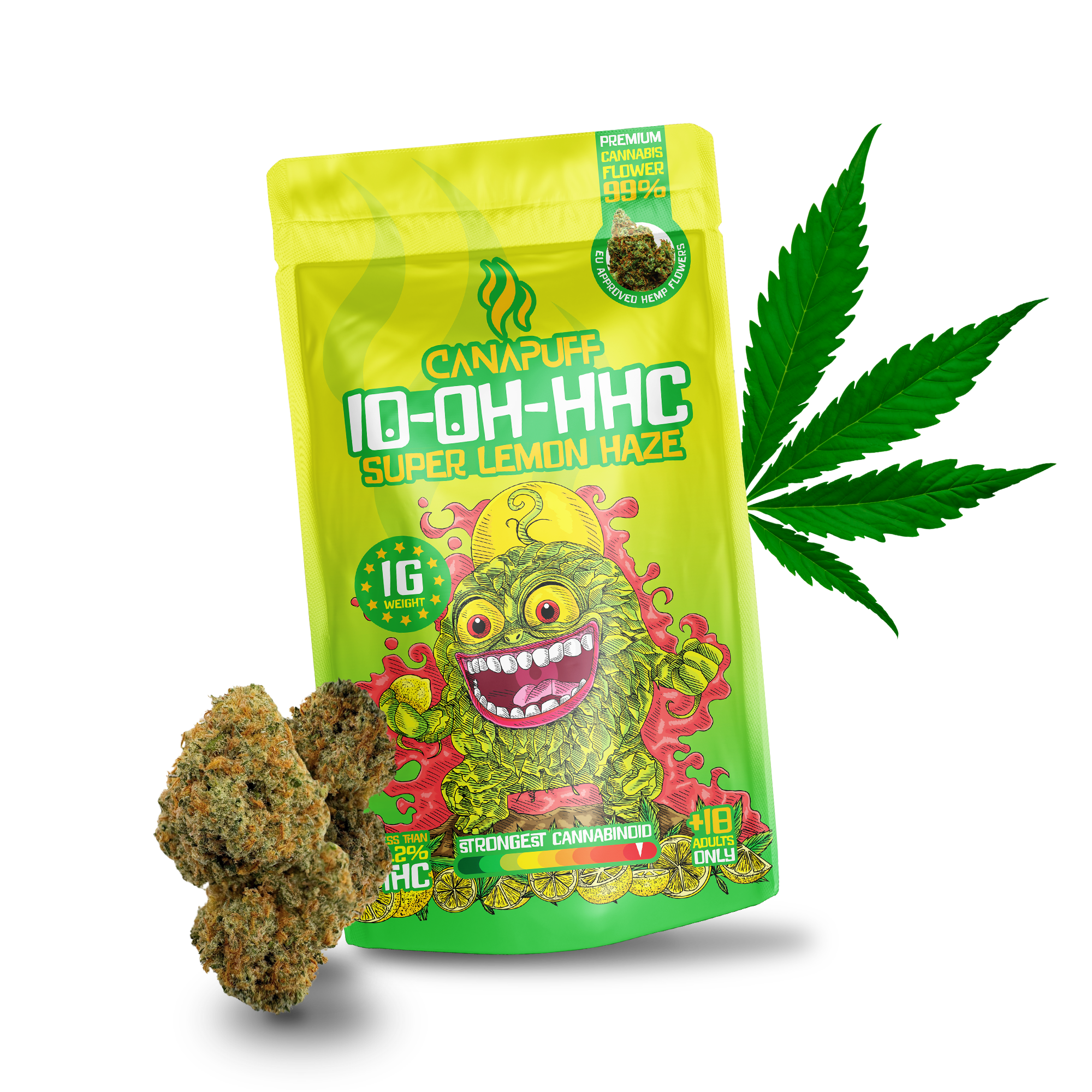 Canapuff - Super Lemon Haze 99% - 10-OH-HHC Blüten