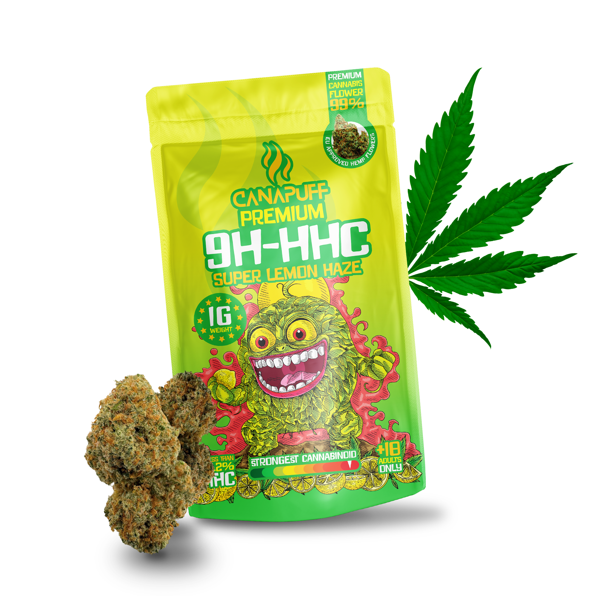 Canapuff - Super Lemon Haze 99% - 10-OH-HHC Blüten