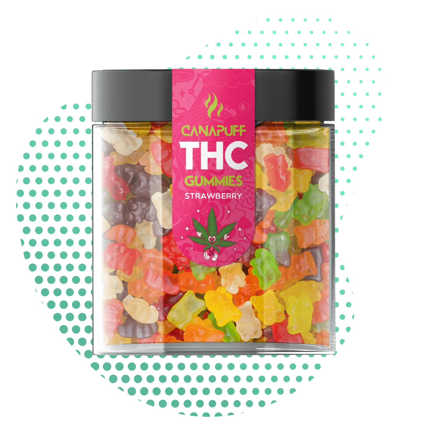 THC Gummies Strawberry-Canapuff