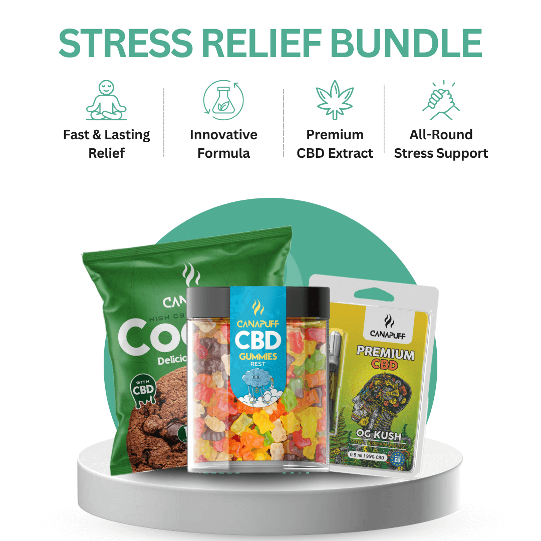 Stressabbau-Produkte-Bündel-Canapuff