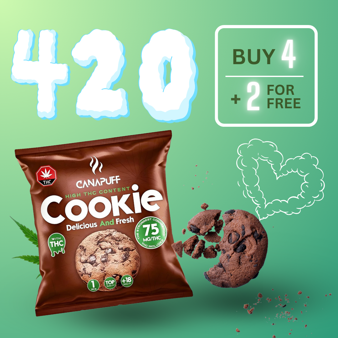 420 Week THC Cookies Bundle – 4+2 Gratis