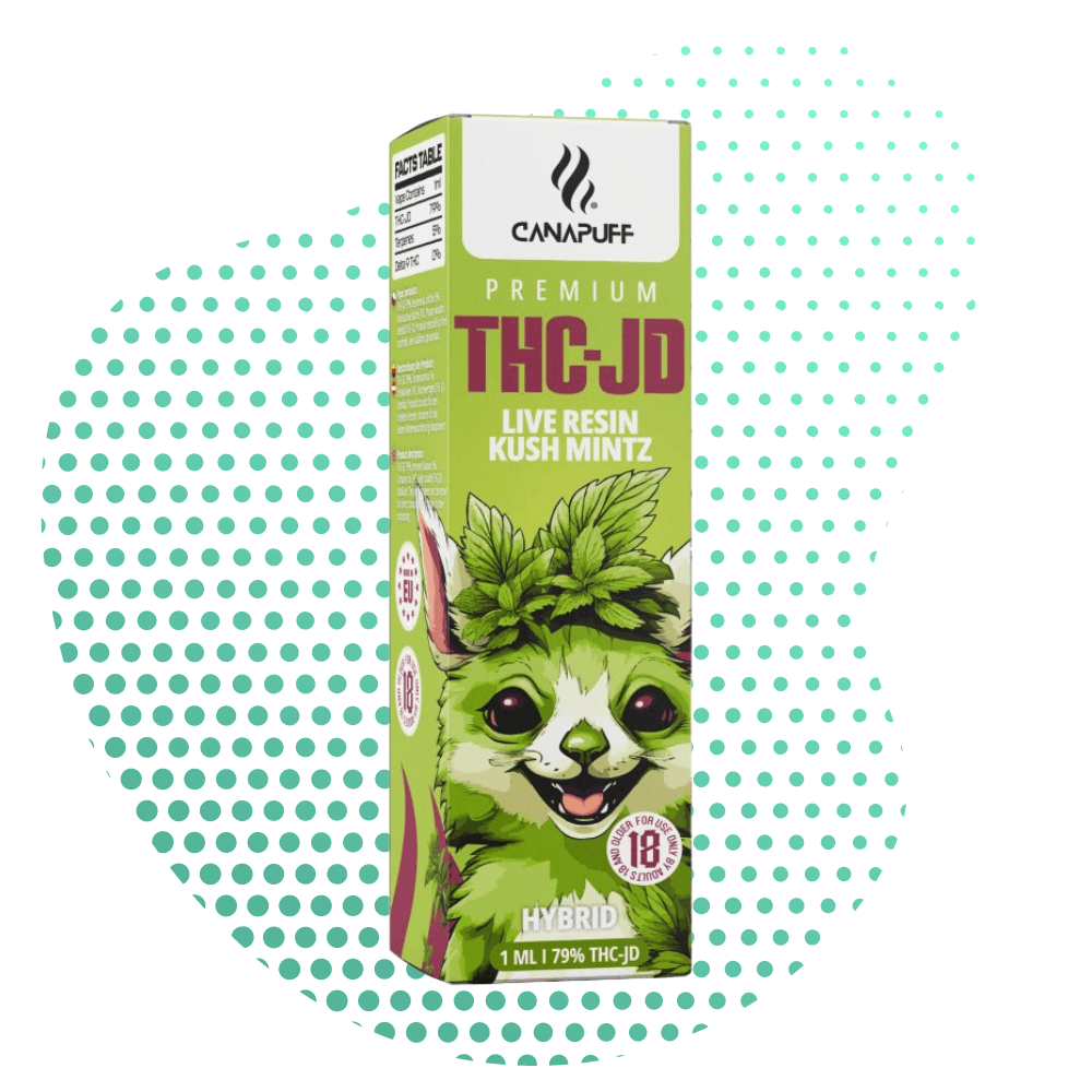 Kush Mintz 79% THC JD Canapuff One Use 1ml