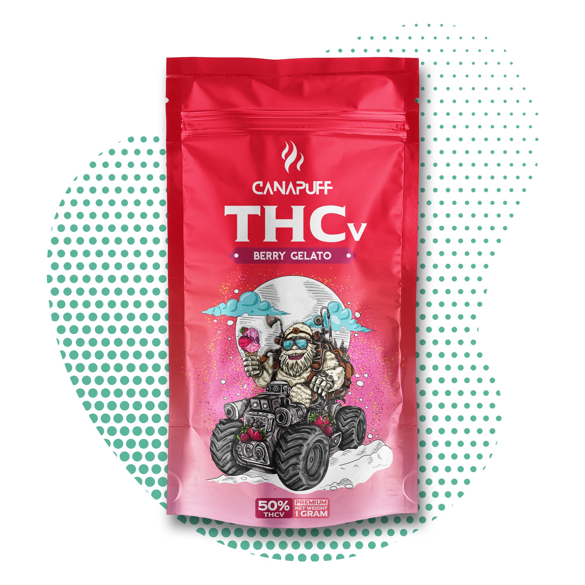 Canapuff - Berry Gelato 50% - THCv Blüten