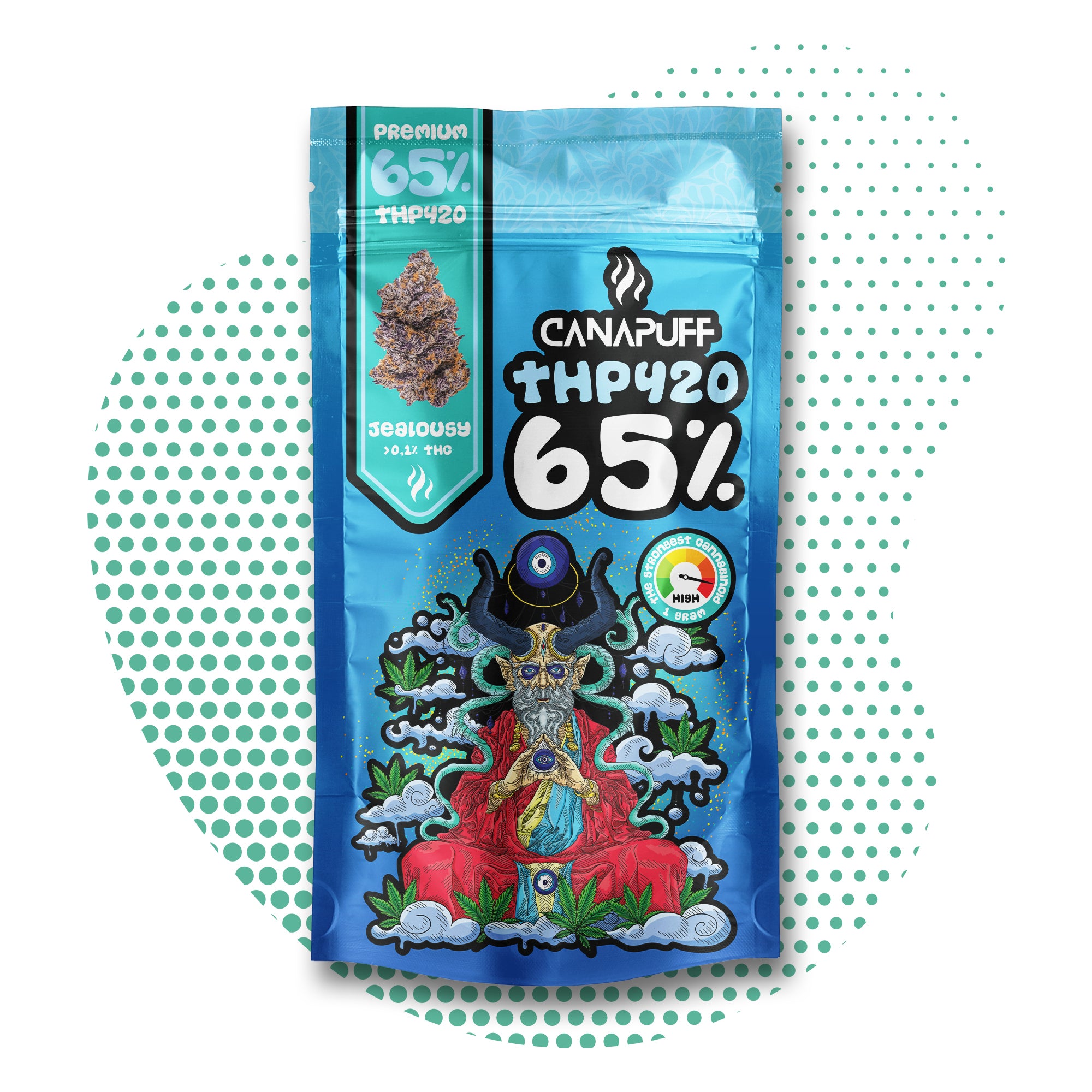 Canapuff - Jealousy 65% - THP420 Blüten