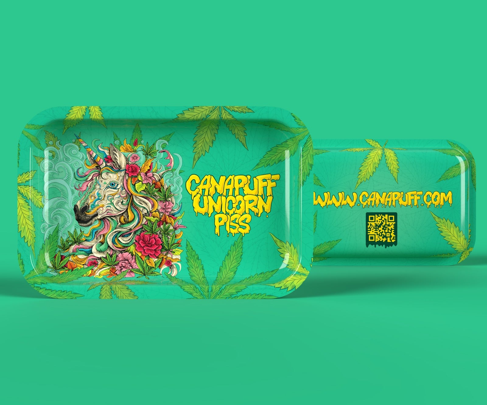 Rolling Tray Canapuff - Unicorn Piss - extra groß