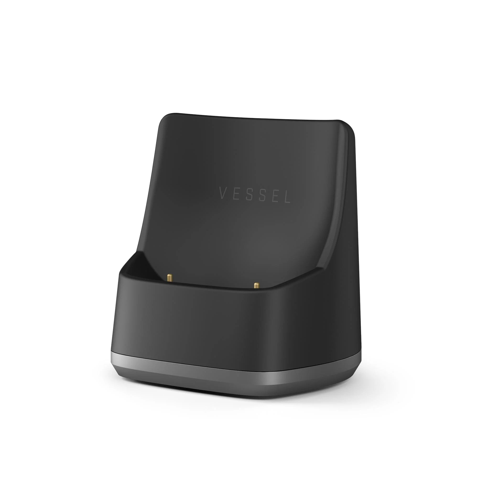 Black charger dock for vaporizer pen